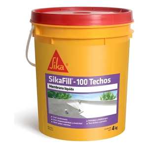 Sikafill-100 Techos Membrana Líquida Sika 4 Kg 4 Colores