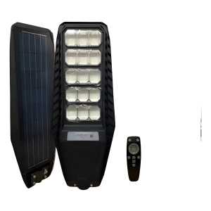 Foco Solar De Calle 200w Sensor Movimiento Y Ctrl Remoto