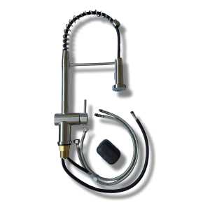 Monocomando Cocina Mesada C/manguera Flexible Chef Uhome