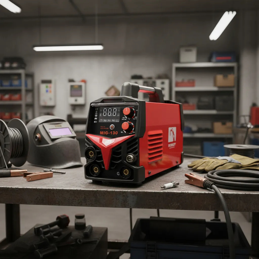 Soldadora Inverter 3 En 1 Mig/ Electrodo /tig 130 A Robot - Imagen 4