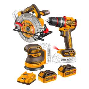 Kit Combo Herramientas 20v Brushless Ingco Cosli250181