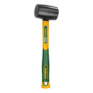 Combo Martillo Mazo De Goma 16oz 450g Mango Fibra Jadever