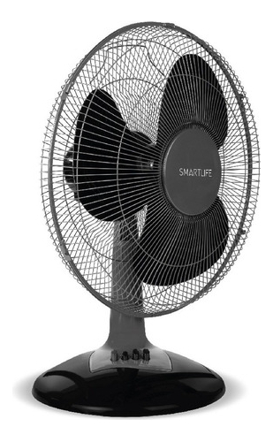 Ventilador De Mesa Smartlife 40cm 3vel 50w Con Oscilación Estructura Negro Aspas Negro Diámetro 40 Cm - Imagen 2