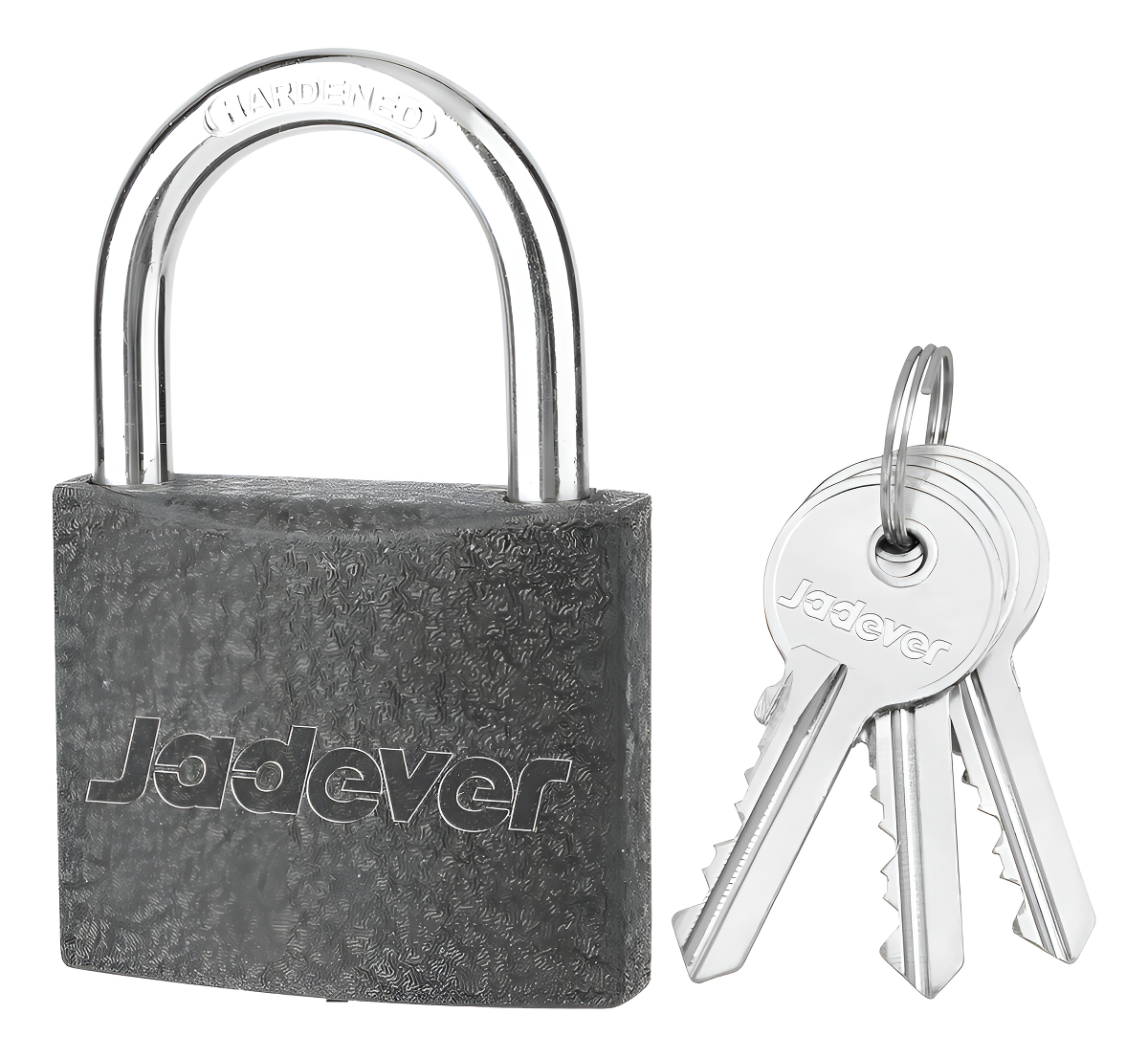 Candado De Hierro 50mm Jadever Jdpd5550 Color Negro