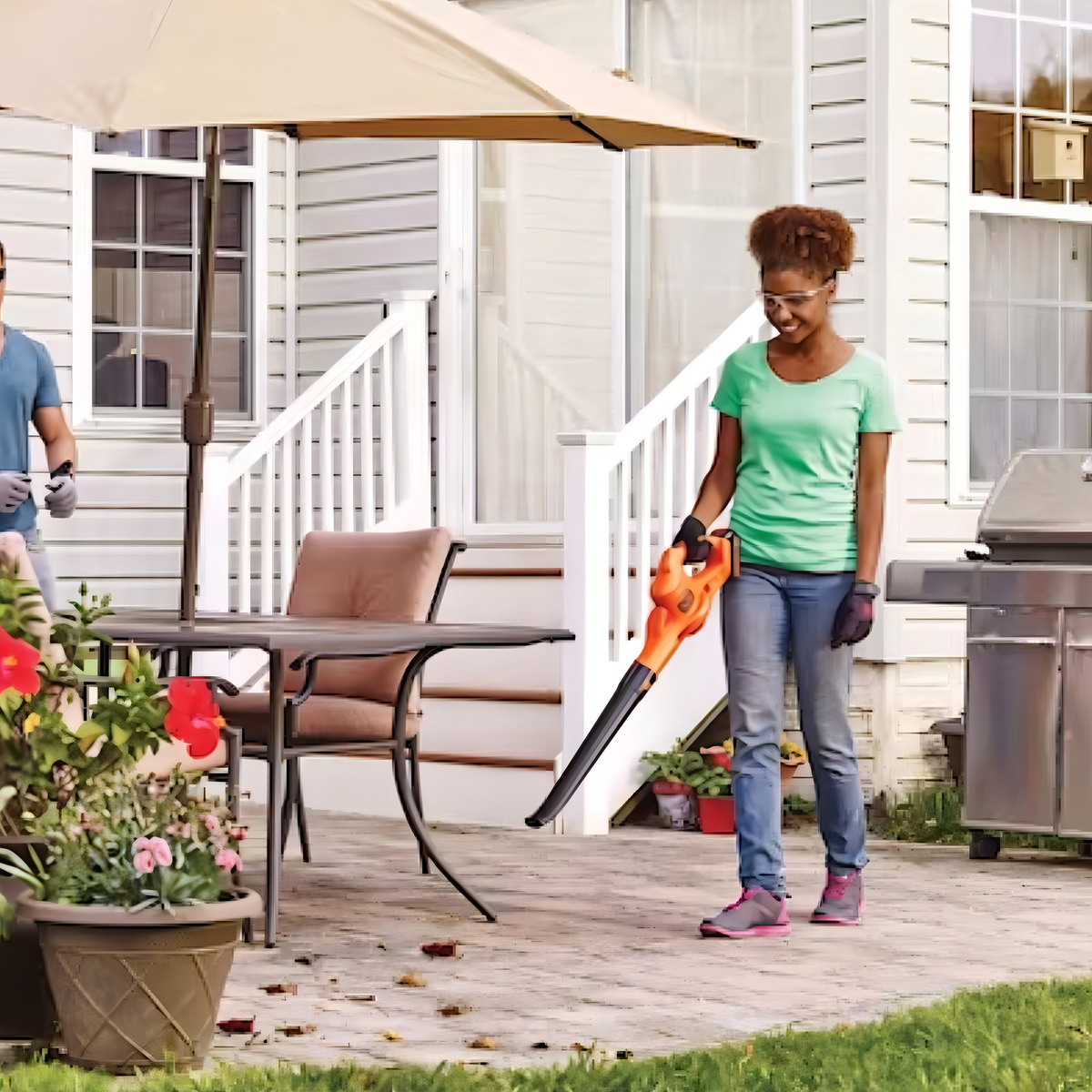 Soplador De Hojas Inalambrico Black Decker Lsw221 - Imagen 8