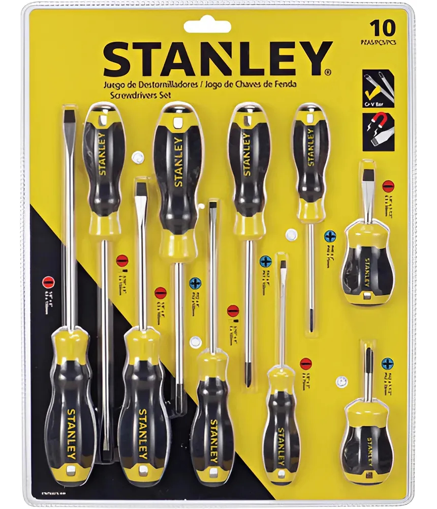 Taladro Atornillador Ina + Jgo. Destornilladores X10 Stanley - Imagen 2