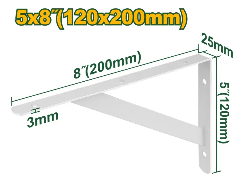 Mensula Reforzada Para Estanteria 5x8 Jadever Jdzj3320 - Imagen 2