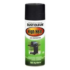 Rust-oleum Alta Temperatura Pintura Aerosol 430ml Color Negr