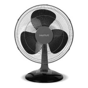 Ventilador De Mesa Smartlife 40cm 3vel 50w Con Oscilación Estructura Negro Aspas Negro Diámetro 40 Cm