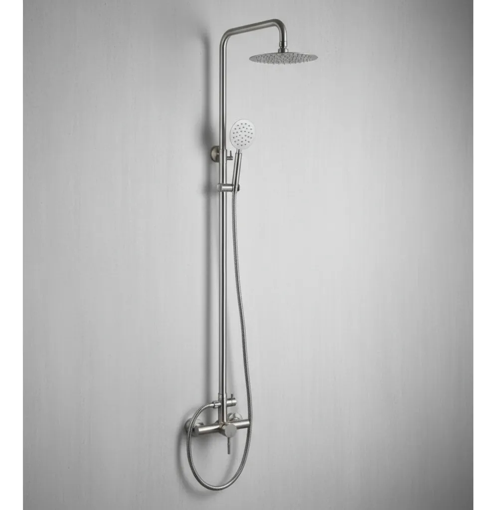 Monocomando Ducha C/barra Cromado Acero Inox - Imagen 3