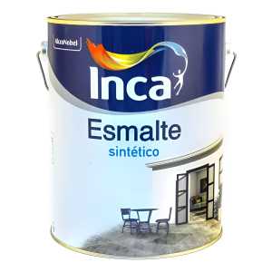 Esmalte Sintetico Satinado Satinca Inca 1lt Color Blanco
