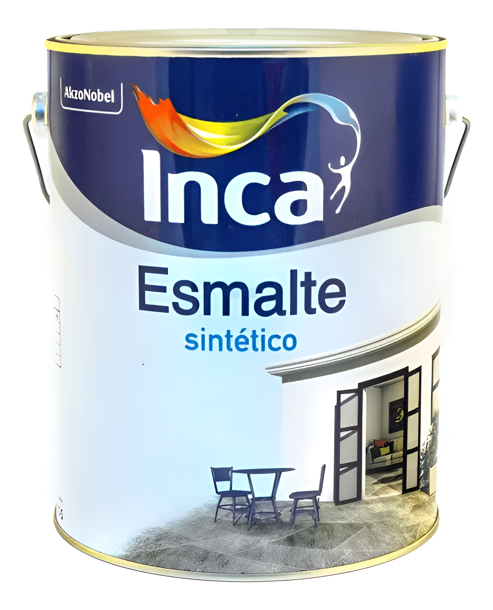 Esmalte Sintetico Satinado Satinca Inca 1lt Color Blanco