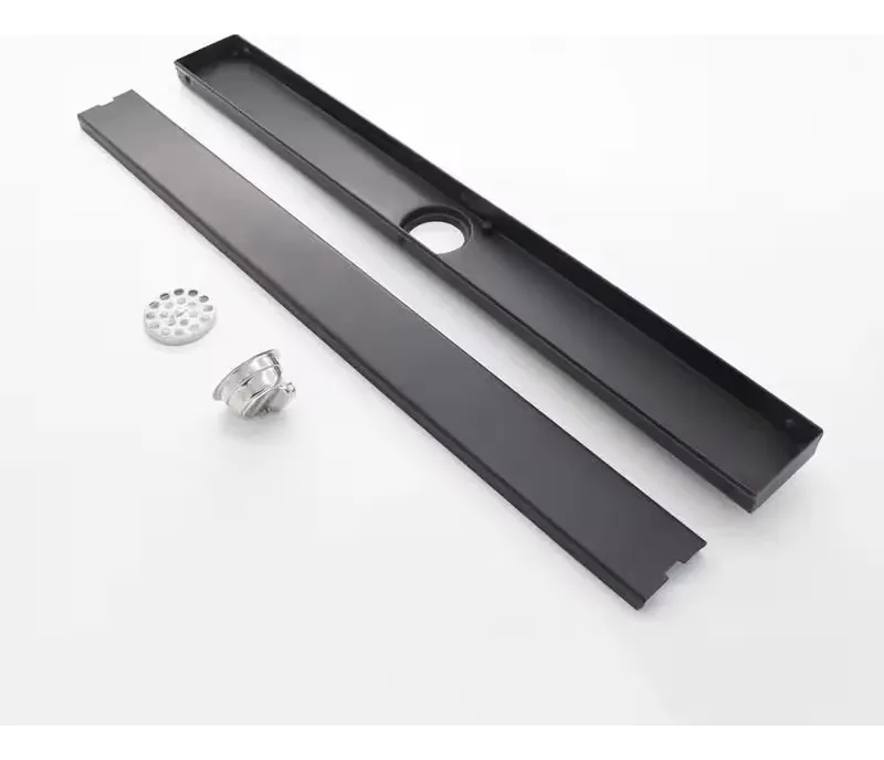 Receptaculo Desague Ciego Para Ducha Rimontti Negro 80cm - Imagen 6