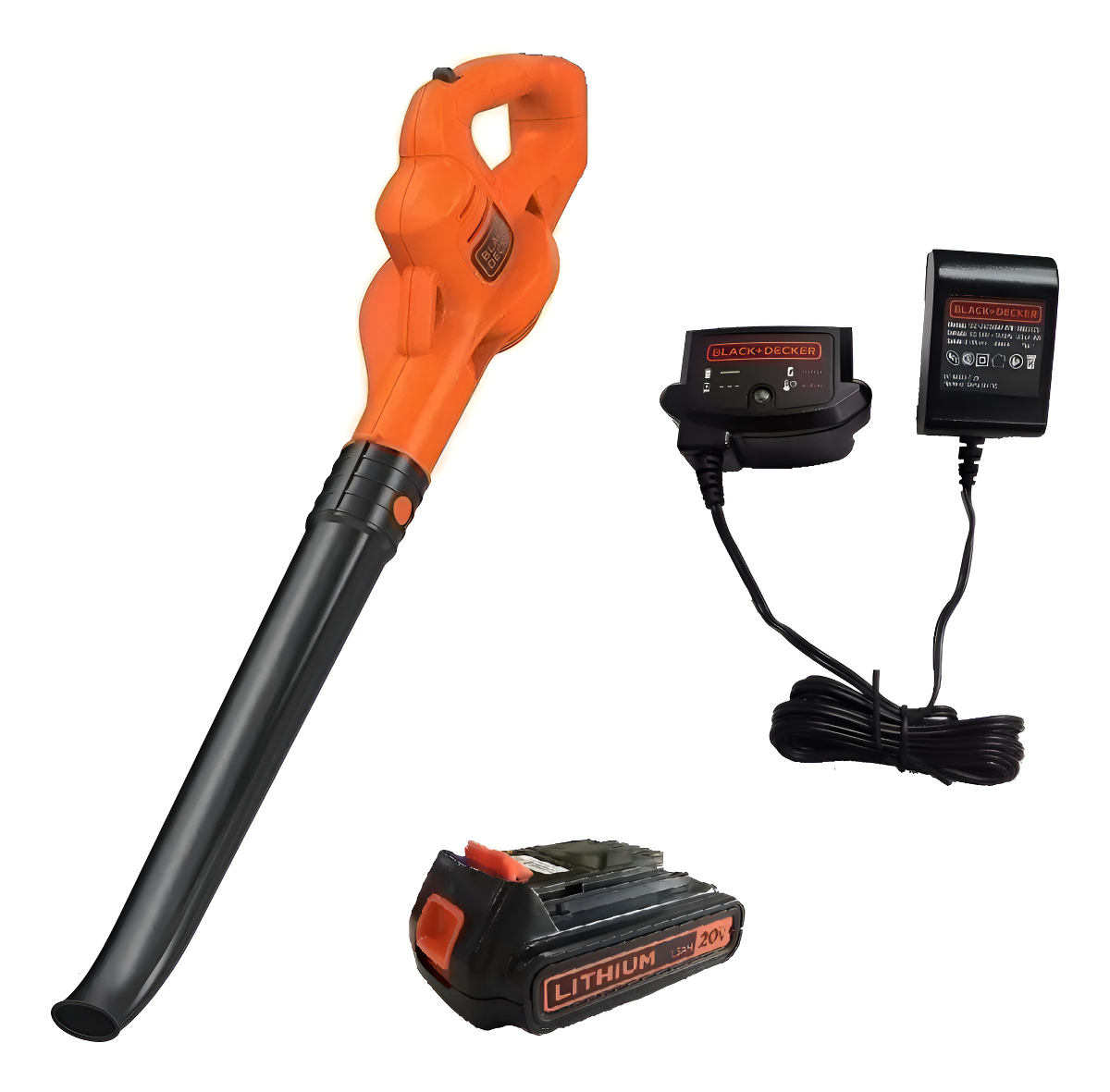 Soplador De Hojas Inalambrico Black Decker Lsw221