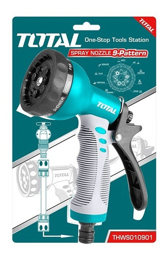 Pistola De Riego 9 Modos Total Thws010901 - Imagen 3