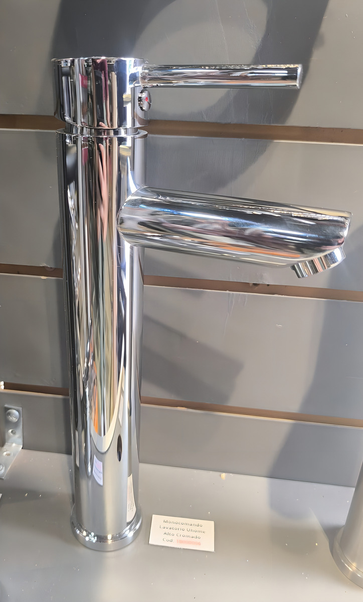 Monocomando Lavatorio Palito Alto Bacha 30 Cm Uhome Ed - Imagen 2