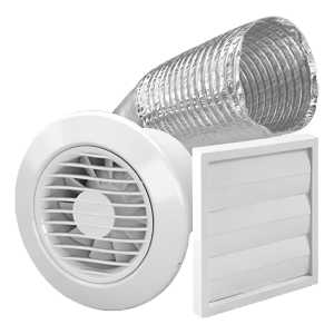 Kit Completo Extractor Con Veneciana 100mm Arkit