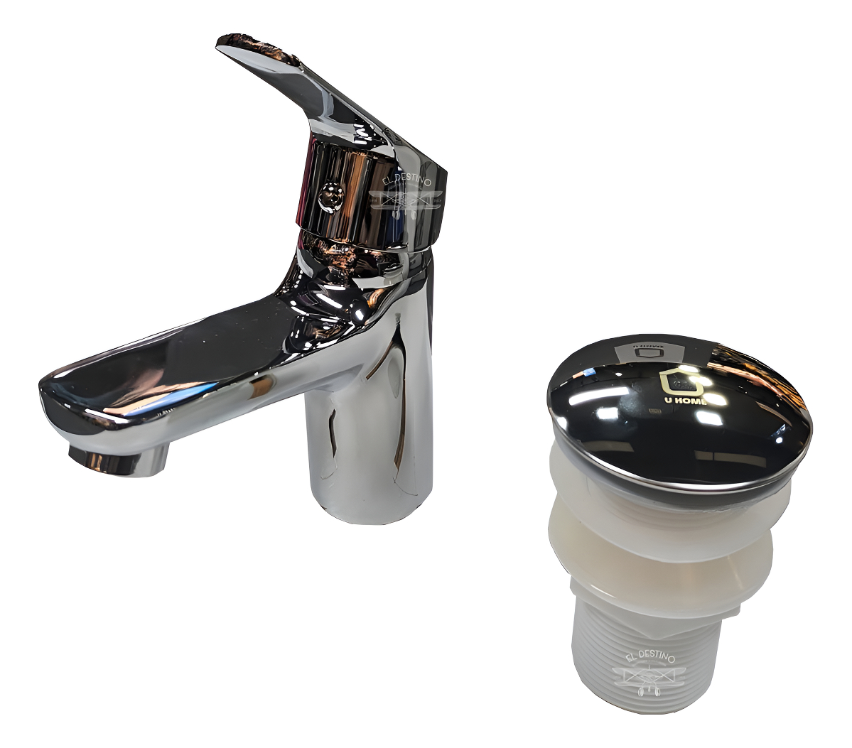 Monocomando Lavatorio Pileta Baja Cromado Baño