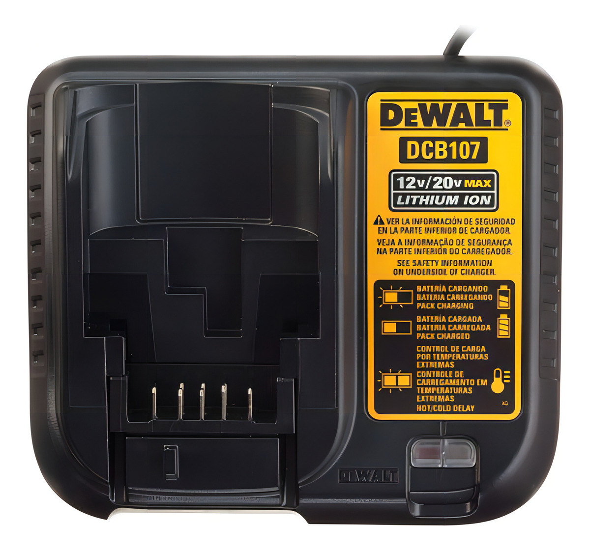 Kit Taladro Atornillador 1/2' 20v Max Dewalt Dcd7771d2-b2 Color Amarillo/negro - Imagen 4