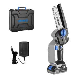 Mini Motosierra Podadora Deko 6'' 20v 1 Bat Y Carg C/lubrici