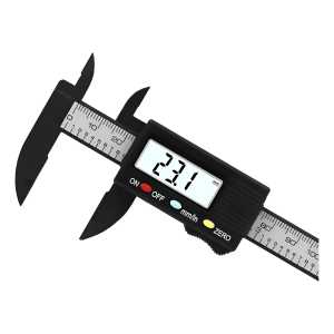 Calibre Digital De 110 Mm Fibra De Carbono Incluye Pila