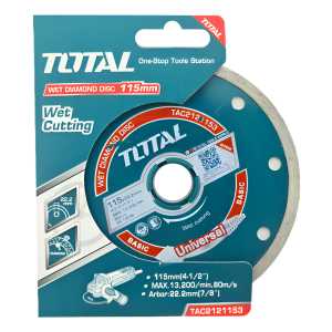 Disco Diamantado Corte Humedo 4 1/2 115mm Total Tac2121153