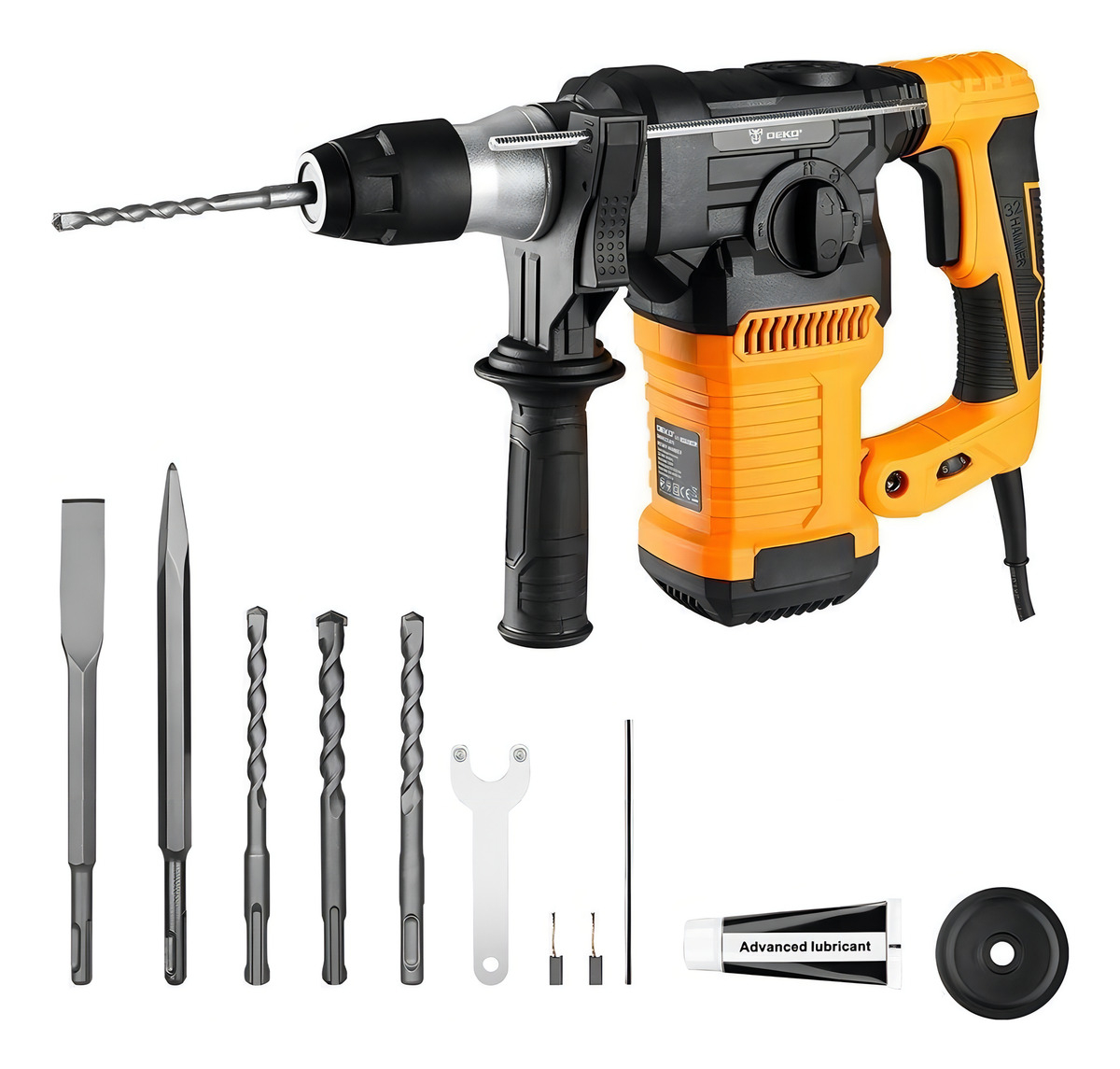 Rotomartillo Electroneumático Deko Profissional Dkrh32ld15 - Imagen 2