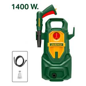 Hidrolavadora 1400w 110bar + 3 Piezas Jadever Color Verde
