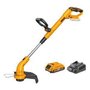 Bordeadora A Bateria Cgtli2001 + Bat 20v + Cargador Ingco