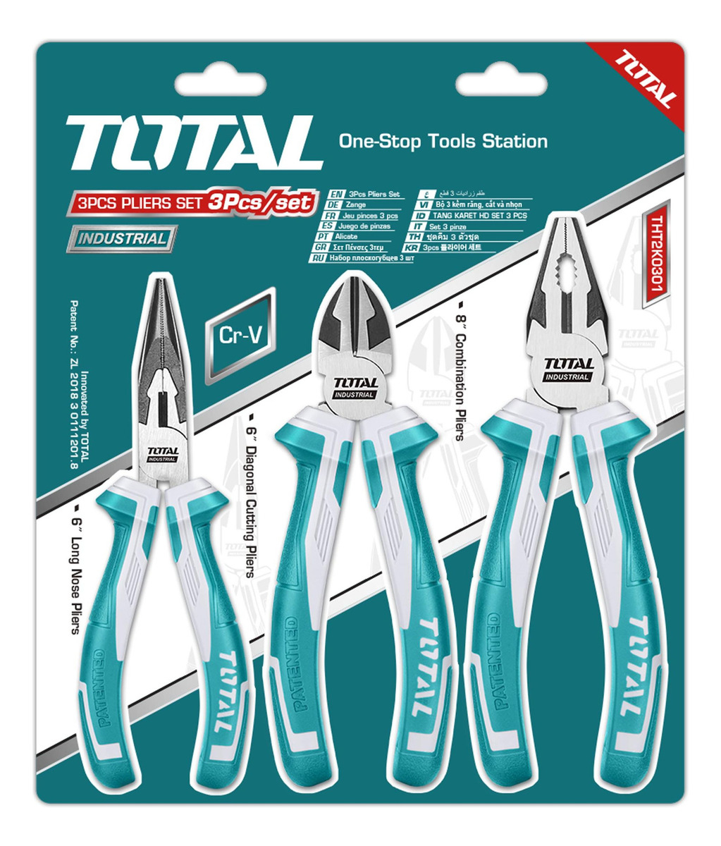 Set De 3 Alicates / Pinzas - Industrial - Total Maria - Imagen 2