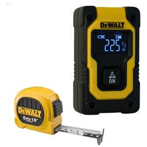 Medidor Laser Dewalt Dw055pl Atómico 16m + Cinta Métrica Duo