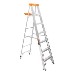 Escalera Aluminio Truper 6 Escalones Tijera 1,83mts 175 Kg