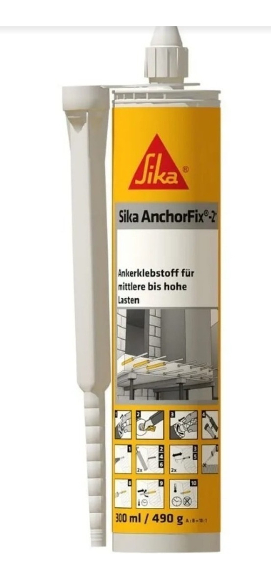 Sika Anchorfix-2 300 Ml Anclaje Estructural - Imagen 8
