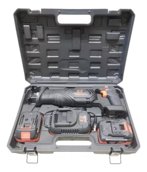 Sierra Sable Inalambrica A Bateria Profesional 4 Ah Ssl115-9bk Lusqtoff - Imagen 3