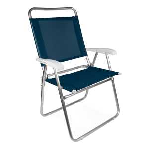 Silla De Playa Master Plus De Aluminio 2112 Blue Mor