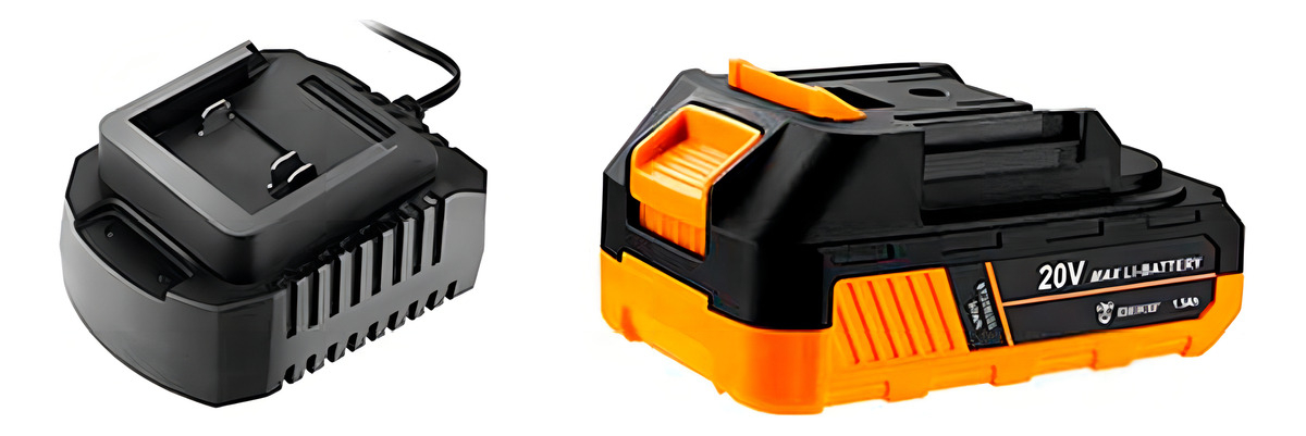 Taladro Atornillador A Bateria Deko Dkcd20id01-10s3 2 Bat - Imagen 3