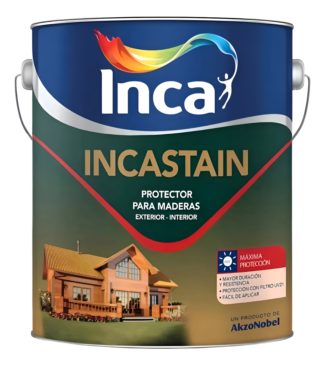 Pintura Protector De Madera Inca Incastain 4 Litros Acabado