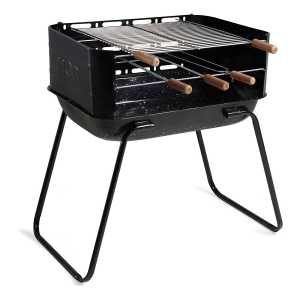 Parrilla Para Barbacoa Arizona Mor Con Lavabo Esmaltado