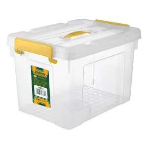 Contenedor Plástico Apilable Transparente 47l Jadever