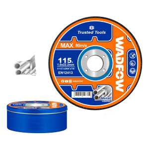 Lata X 50 Discos Corte Metal 4 1/2 X 1.0 Mm Wadfow Wac3l45