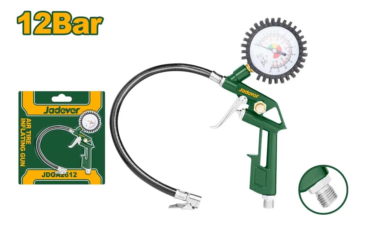 Inflador Neumatico 8 Bar Jadever Jdga2612 - Imagen 2