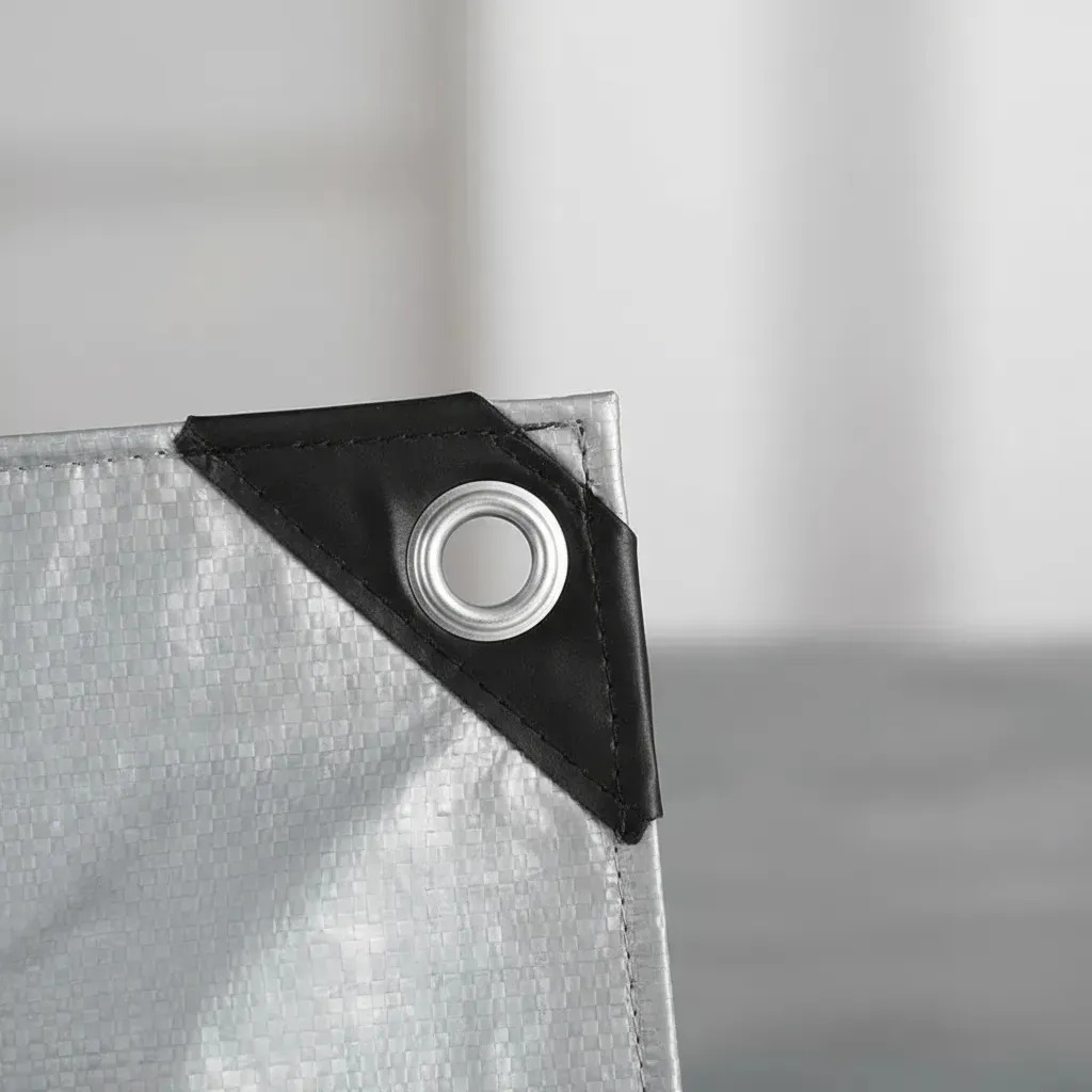 Lona Impermeable De Polietileno 2x3m Gris Jadevr Jdtq8823 - Imagen 3