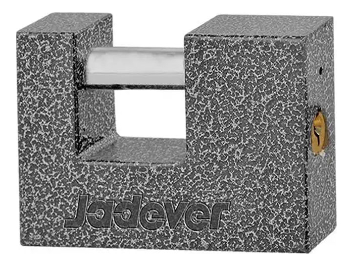 Candado De Hierro Antipalanca 90mm 3 Llaves Jadever Jdpd7590 Color Negro - Imagen 2
