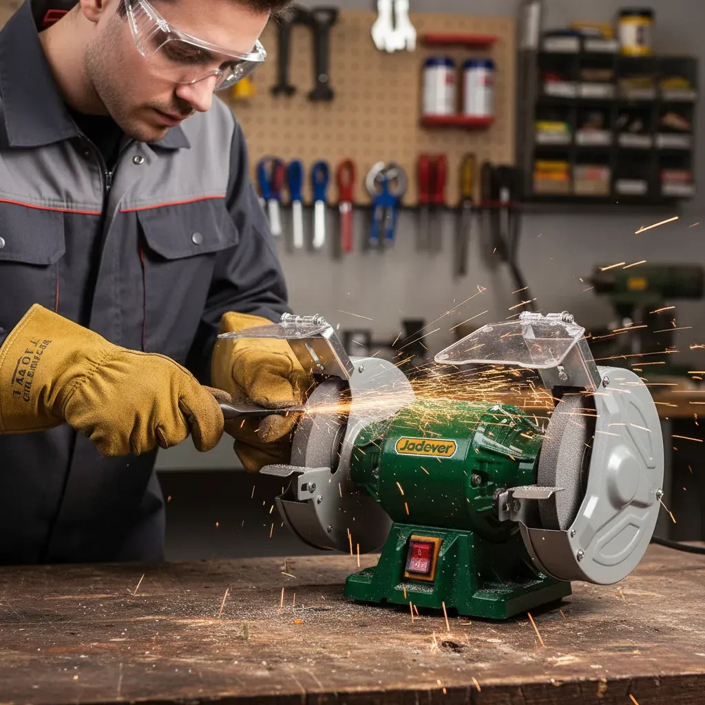 Amoladora De Banco 6 200w Jadever Jdbg1a1501 - Imagen 4