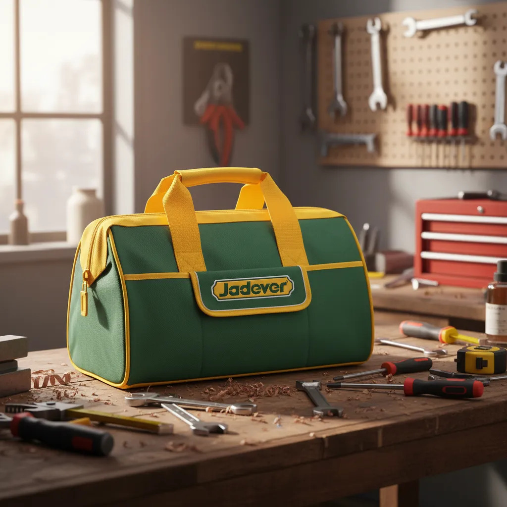 Bolso Para Herramientas 16 Pulgadas Jadever Color Verde - Imagen 3