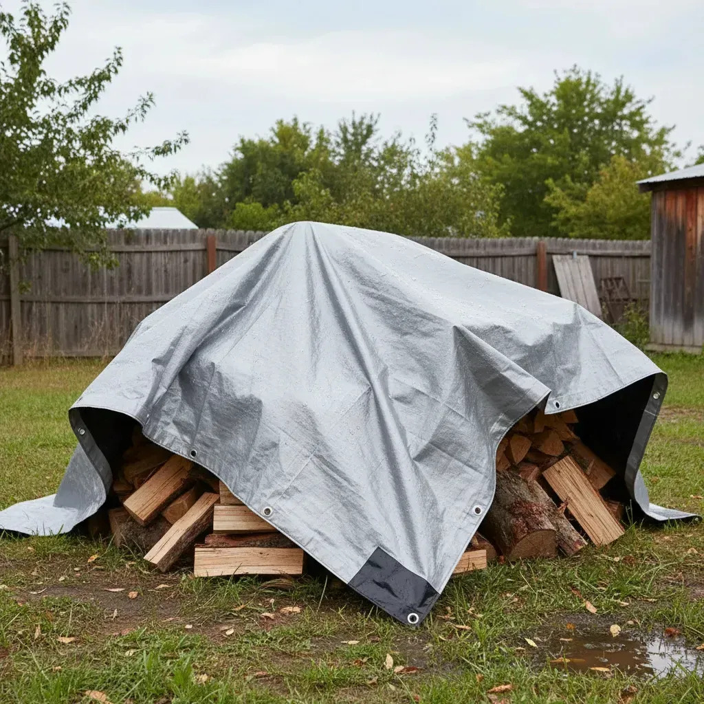 Lona Impermeable De Polietileno 2x3m Gris Jadevr Jdtq8823 - Imagen 4