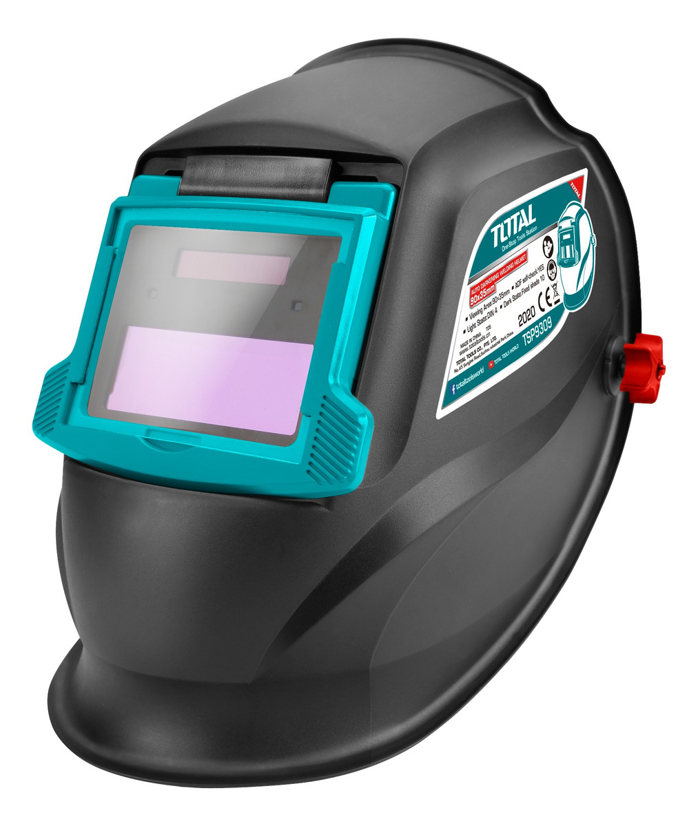 Careta, Máscara De Soldar Total Fotosensible, Fotocromática, Visor Plegable - Recarga Automática Con La Luz - Tsp9309