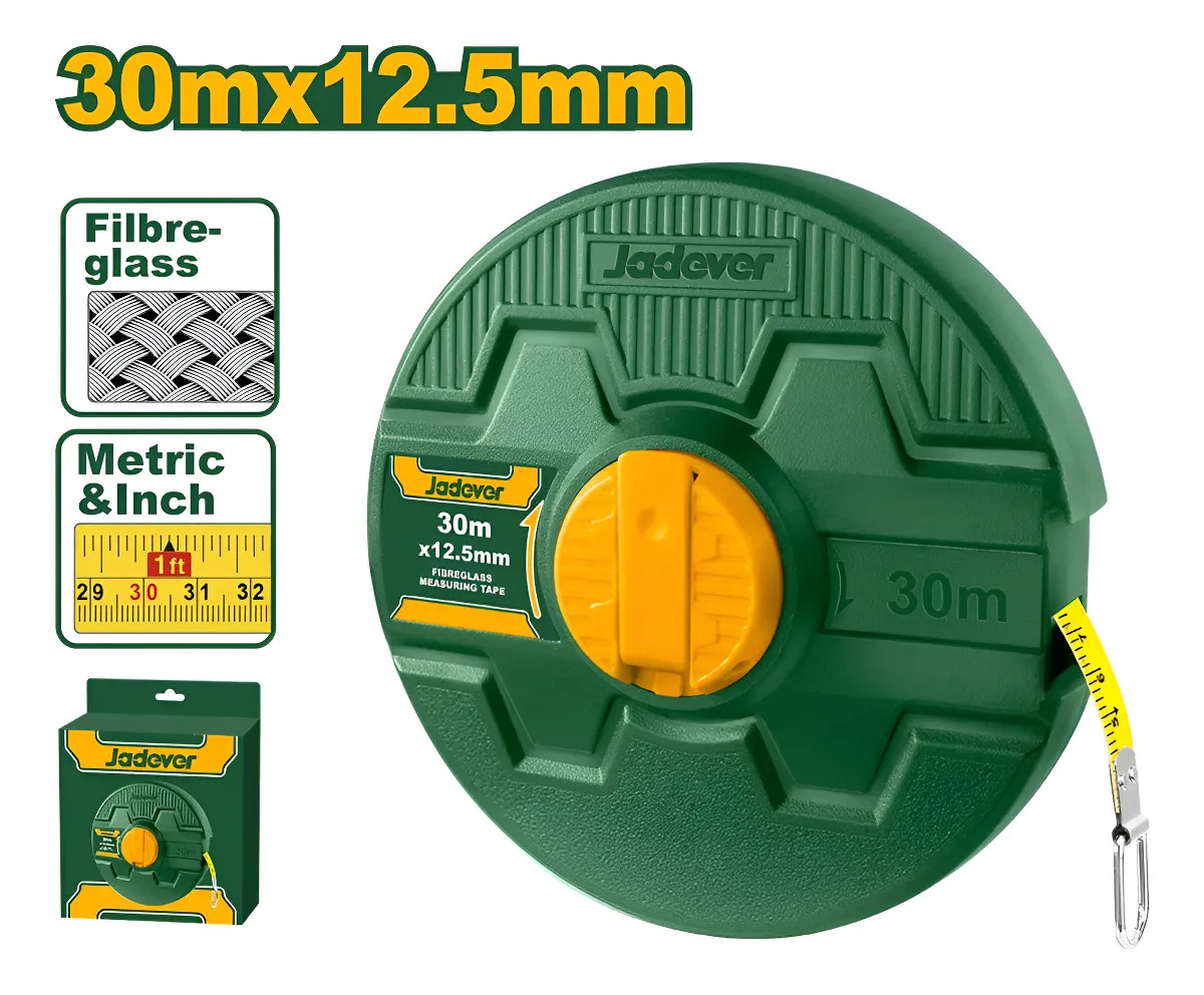 Cinta Métrica 12.5mm 30mts