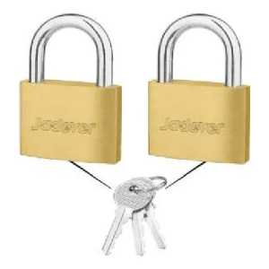 Set 2 Candados De Bronce 40mm Jadever Jdpdt442