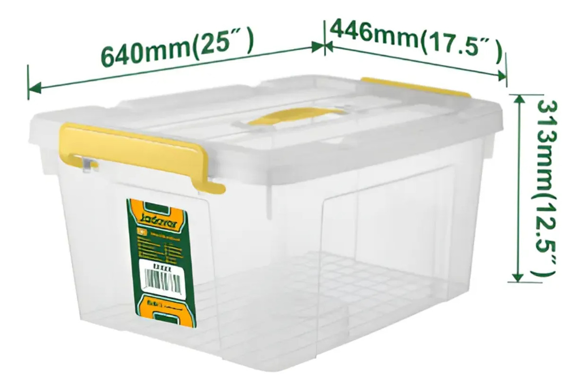 Contenedor Plastico Apilable 87l Jadever Jdtb2390 - Imagen 2